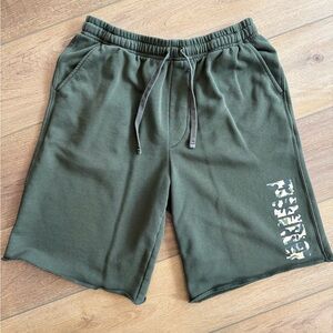 Puma Men's Dark Green Athletic Shorts